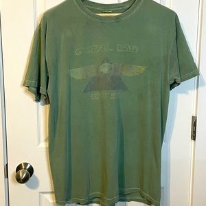 VTG Y2K Gildan *Reprint* Grateful Dead in Cairo Egypt 1978 green band tee sz L